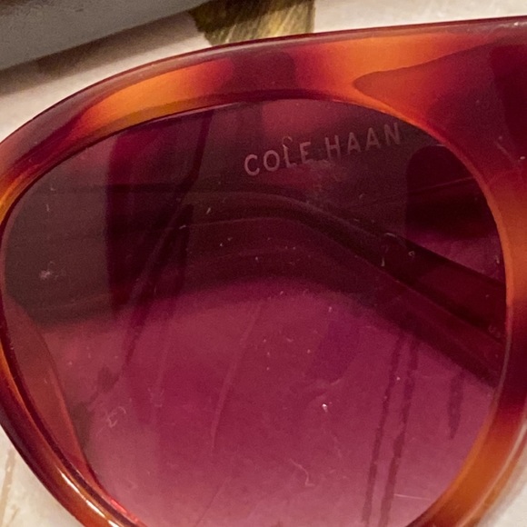 Cole Haan Tortoise shell Wayfarer Sunglasses - Picture 4 of 12